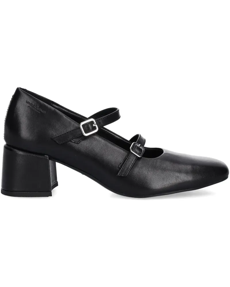 Vagabond Pumps mit Blockabsatz - Schwarz Schwarz
