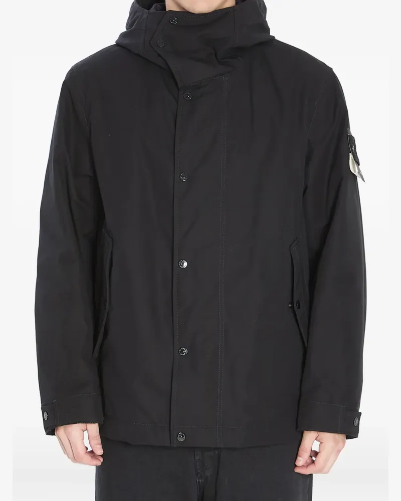 Stone Island Ghost Piece Kapuzenparka - Schwarz Schwarz