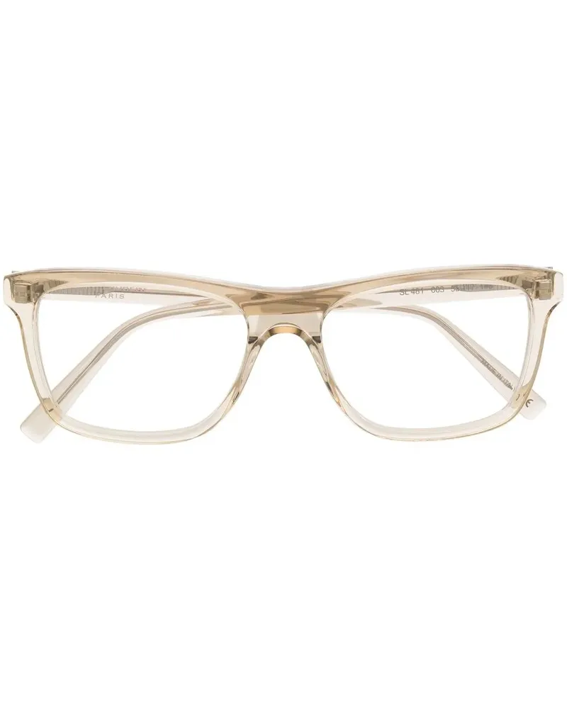 Saint Laurent Transparente Sonnenbrille - Nude Nude