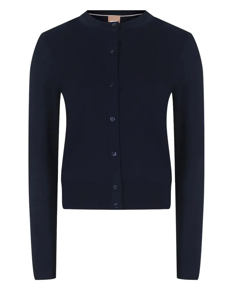 HUGO BOSS Geknöpfter Cardigan - Blau Blau