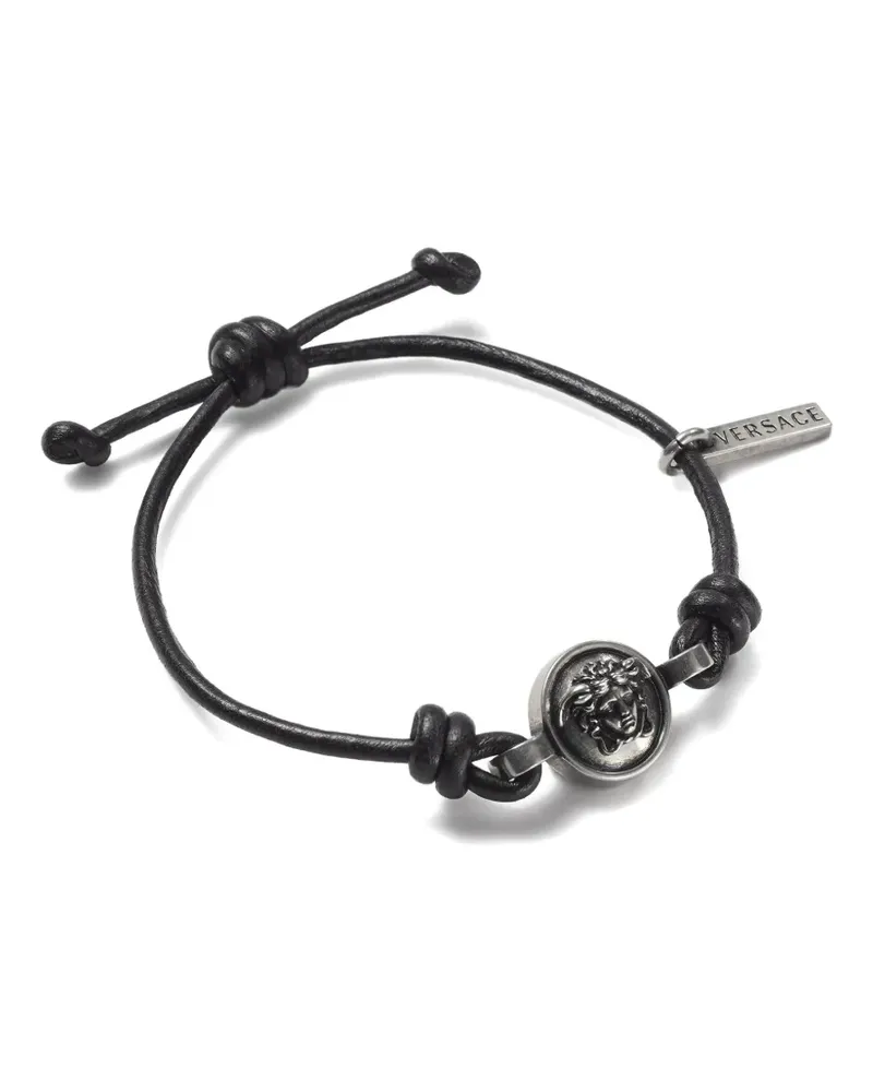 Versace Medusa Armband aus Leder - Silber Silber