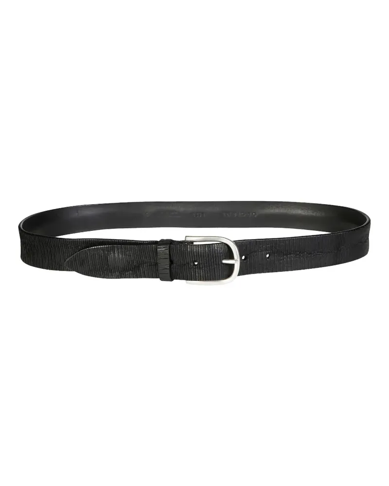 Orciani Strukturierter Blade Gürtel - Schwarz Schwarz