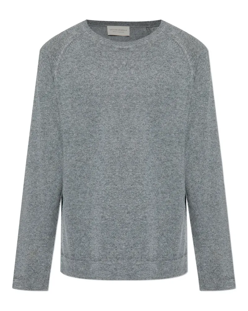 Officine Generale Pullover mit Raglanärmeln - Grau Grau