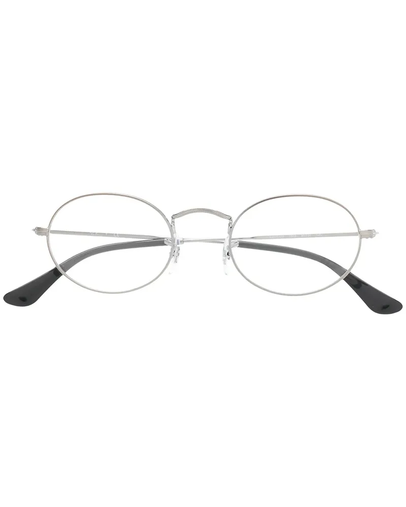Ray Ban Brille mit rundem Gestell - Silber Silber