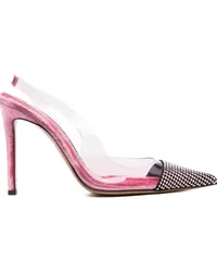 Alexandre Vauthier Slingback-Pumps mit Strass Rosa