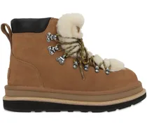 Stiefel mit Schnürung - Braun