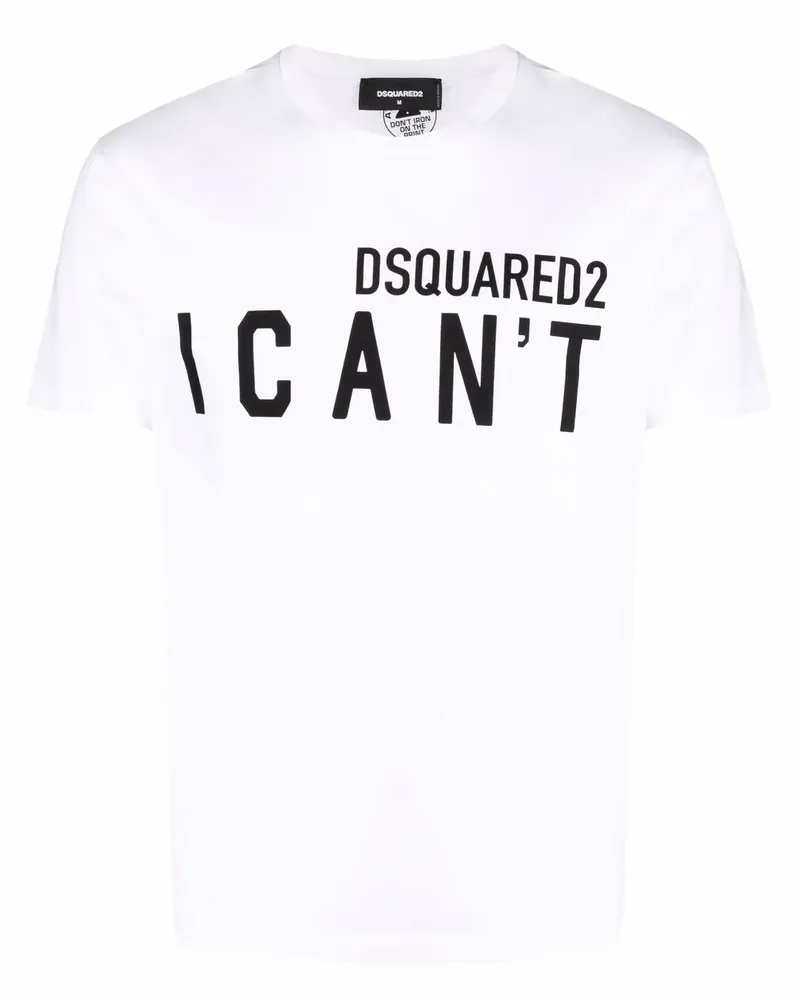 Dsquared2 T-Shirt mit Logo - Weiß Weiß