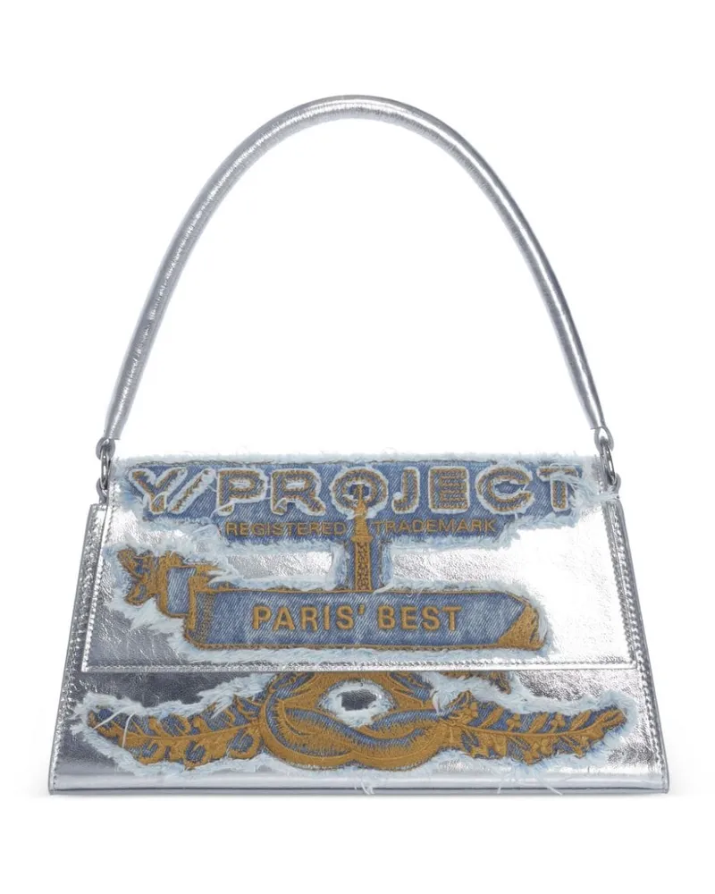 Y/PROJECT Paris Schultertasche Grau