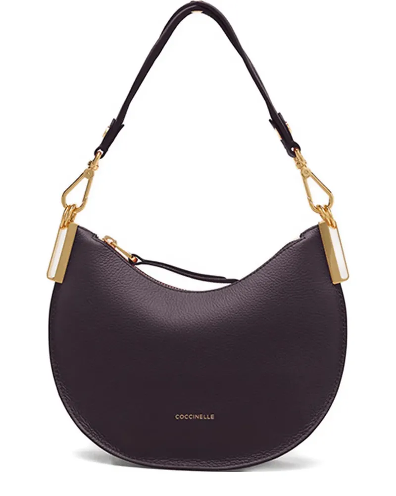 Coccinelle Sunup Schultertasche in Sichelform - Violett Violett