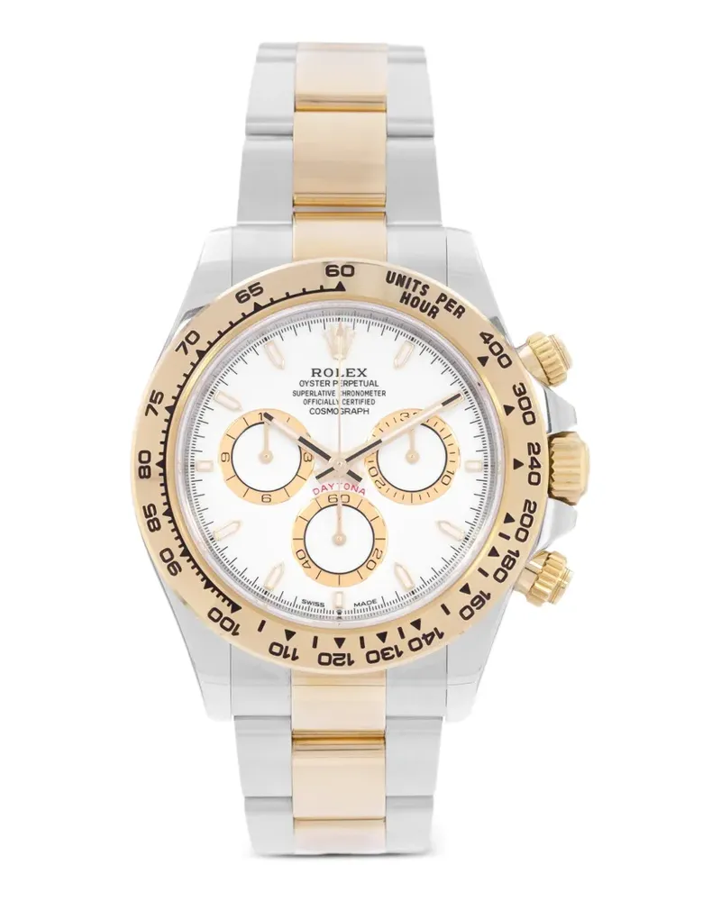 Rolex 2025 40mm Daytona Armbanduhr - Weiß Weiß