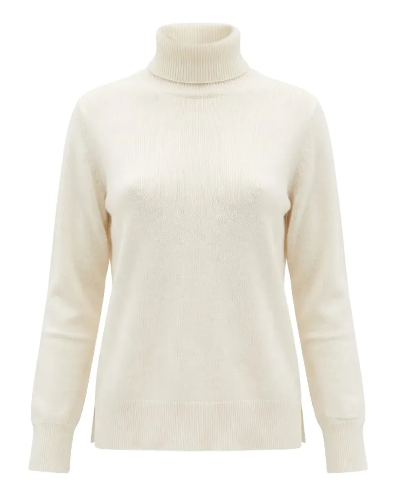 Not Shy Laurene Kaschmirpullover mit Rollkragen - Weiß Weiß