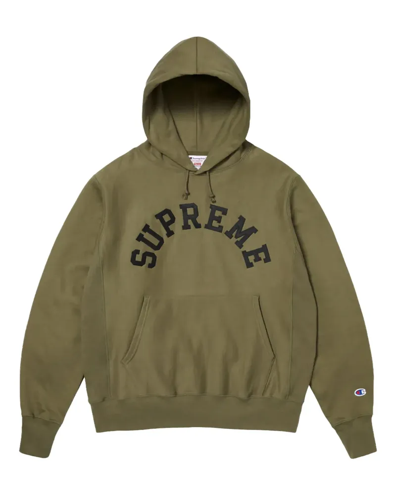 Supreme Being x Champion® "SS 25 - Olive" Hoodie - Grün Grün