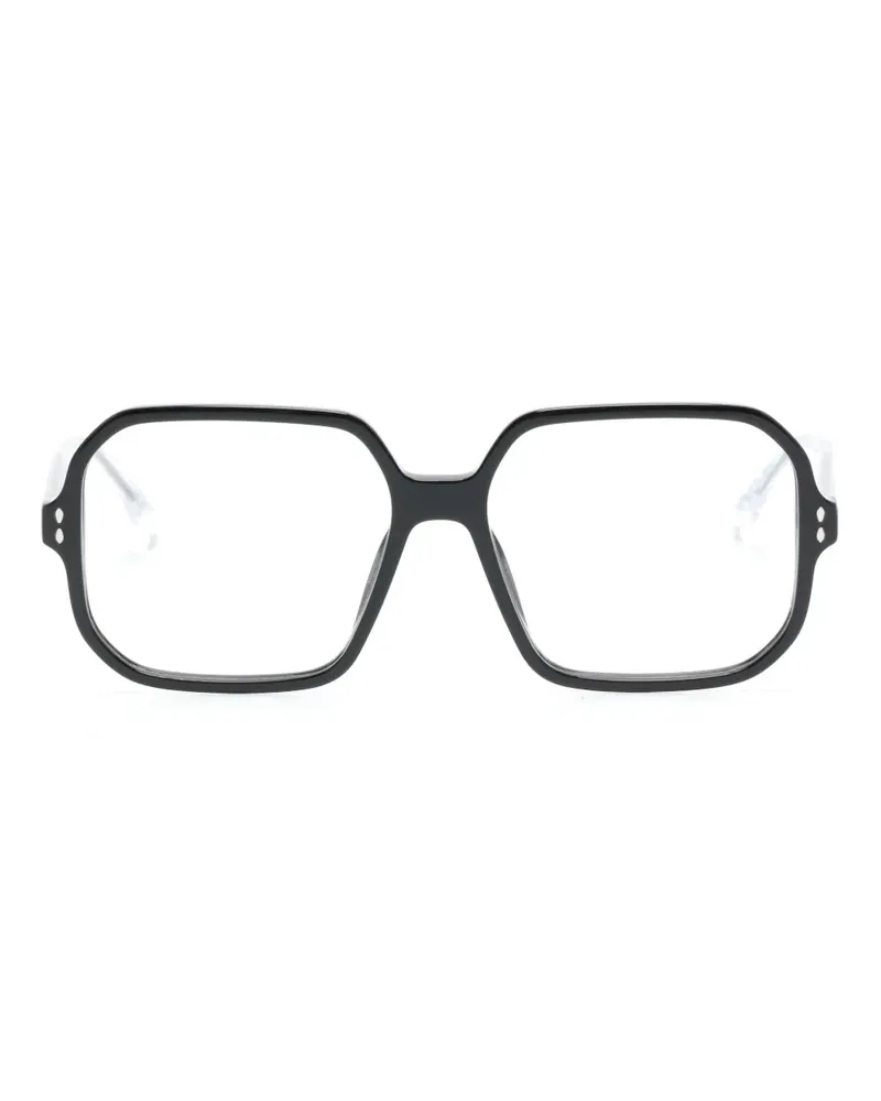 Isabel Marant Brille mit eckigem Gestell - Schwarz Schwarz