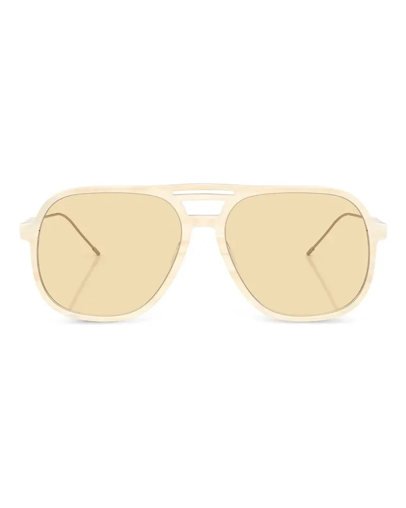 Brunello Cucinelli Getönte Pilotenbrille - Nude Nude