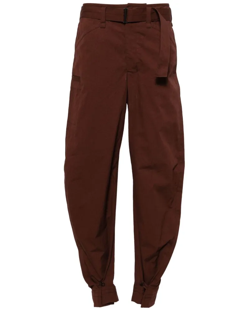Christophe Lemaire Hose mit Tapered-Bein - Braun Braun