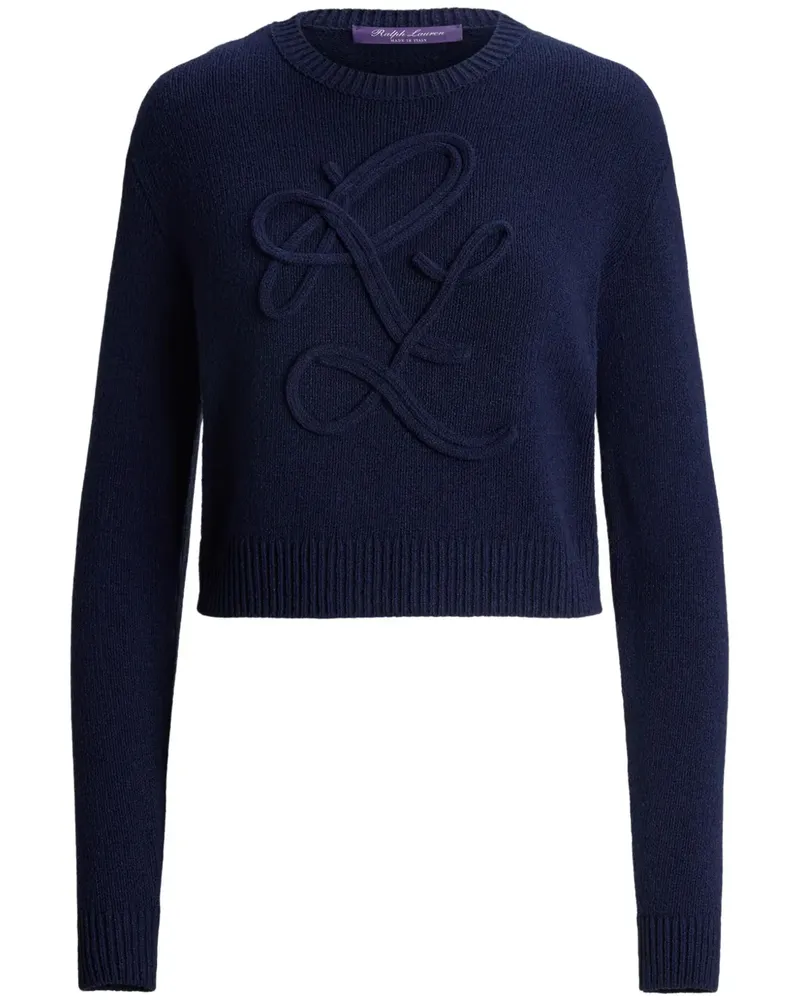 Ralph Lauren Pullover aus Bouclé - Blau Blau