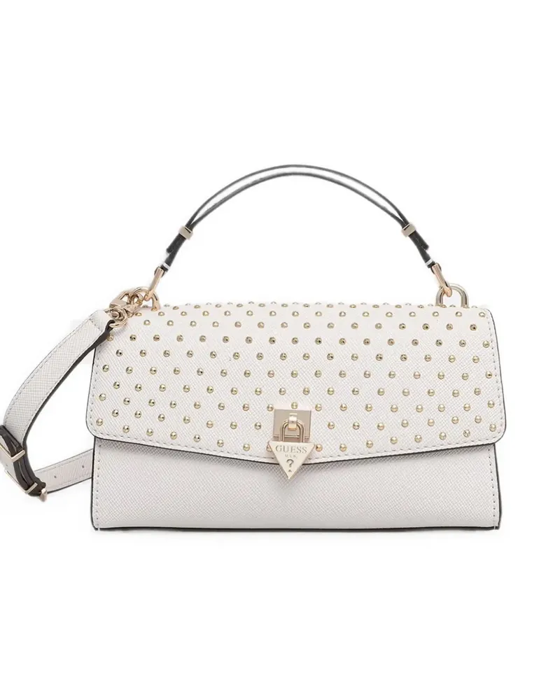 Guess Patsie stud-embellished cross-body bag - Weiß Weiß