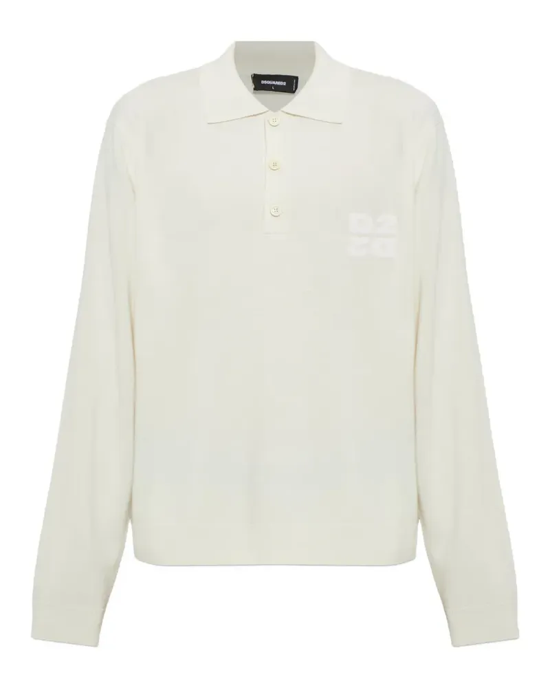 Dsquared2 Pullover mit Logo-Stickerei - Nude Nude