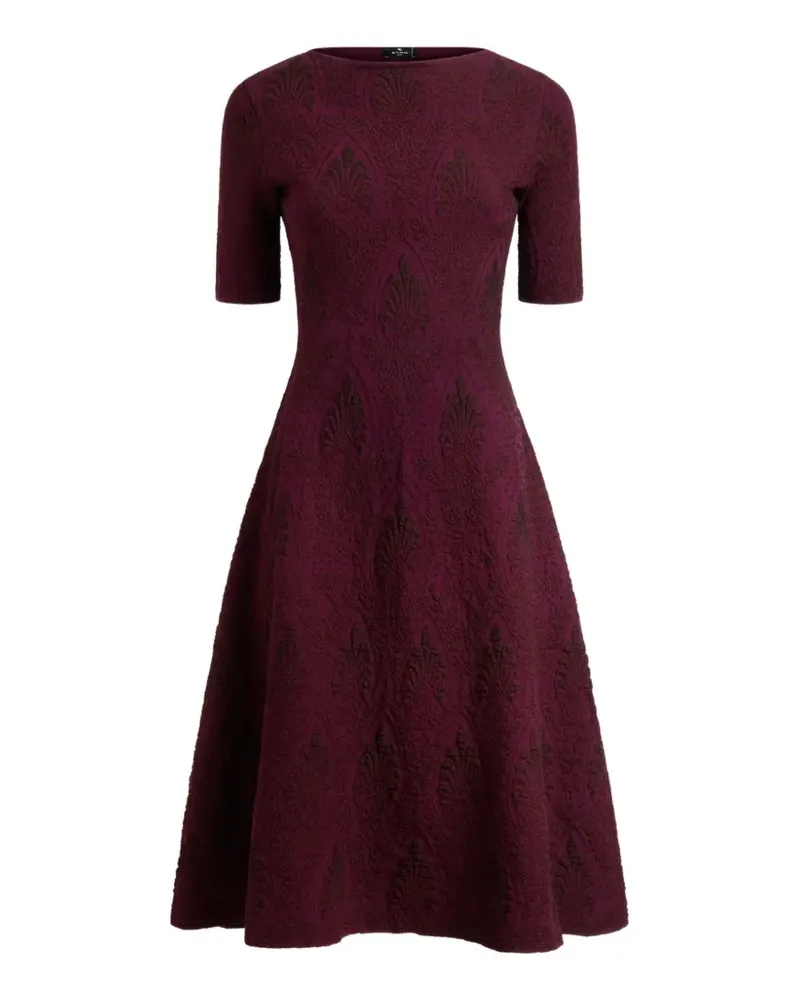 Etro jacquard midi dress with medallion motif - Rot Rot
