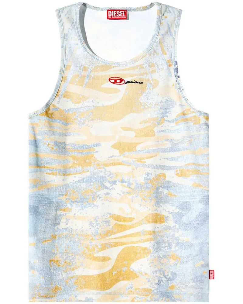 Diesel x Damiano David T-Lifty Tanktop - Blau Blau