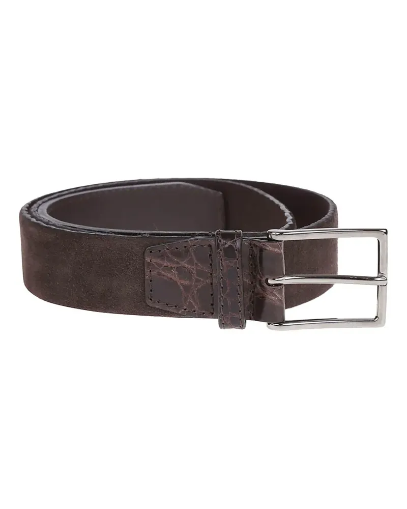 Orciani Gürtel aus Wildleder - Braun Braun