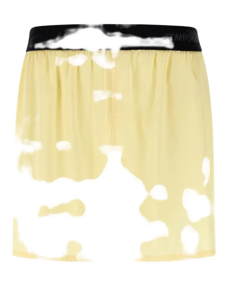 Tom Ford Shorts aus Seide - Gelb Gelb
