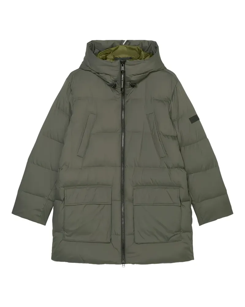 Marc O'Polo Gefütterter Kapuzenparka - Grün Grün
