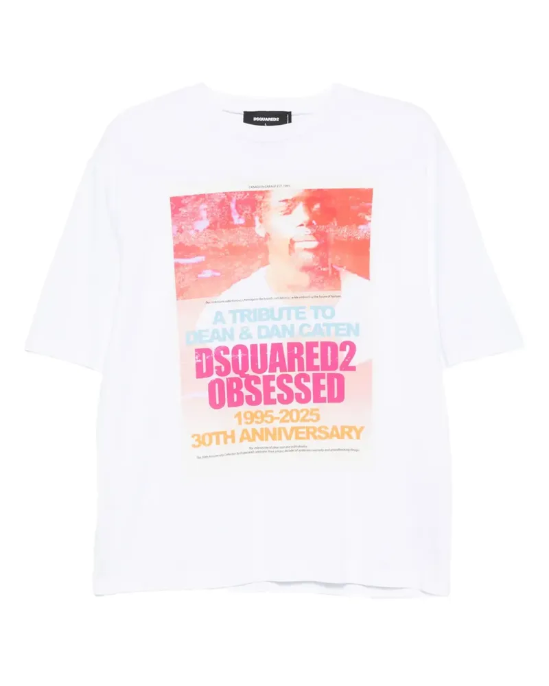 Dsquared2 T-Shirt mit Print - Weiß Weiß