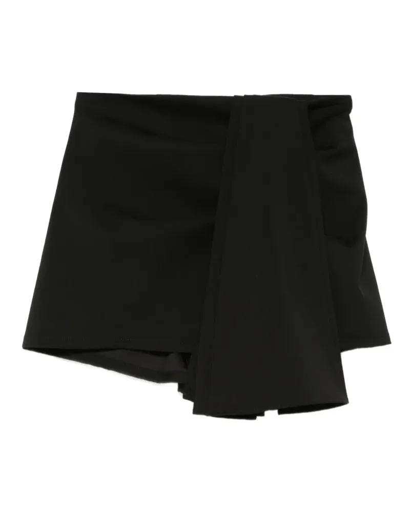 Giuseppe di Morabito Drapierte Shorts aus Wolle - Schwarz Schwarz