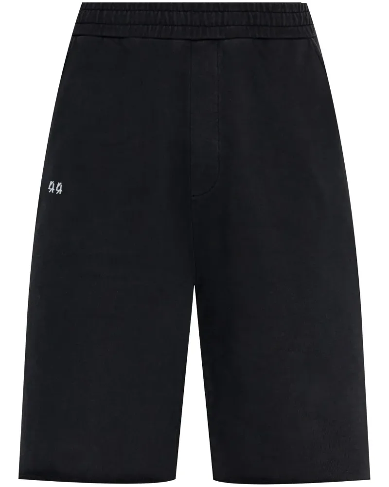 44 LABEL GROUP Joggingshorts mit Print - Schwarz Schwarz