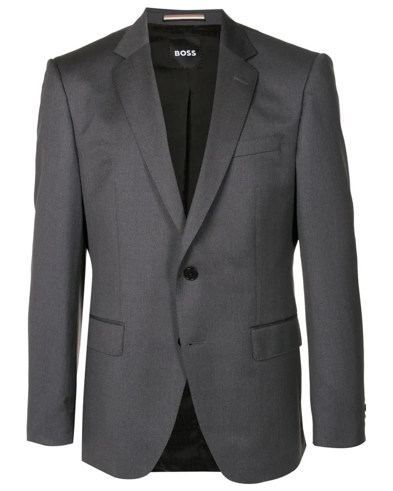 HUGO BOSS Schmales Sakko - Grau Grau
