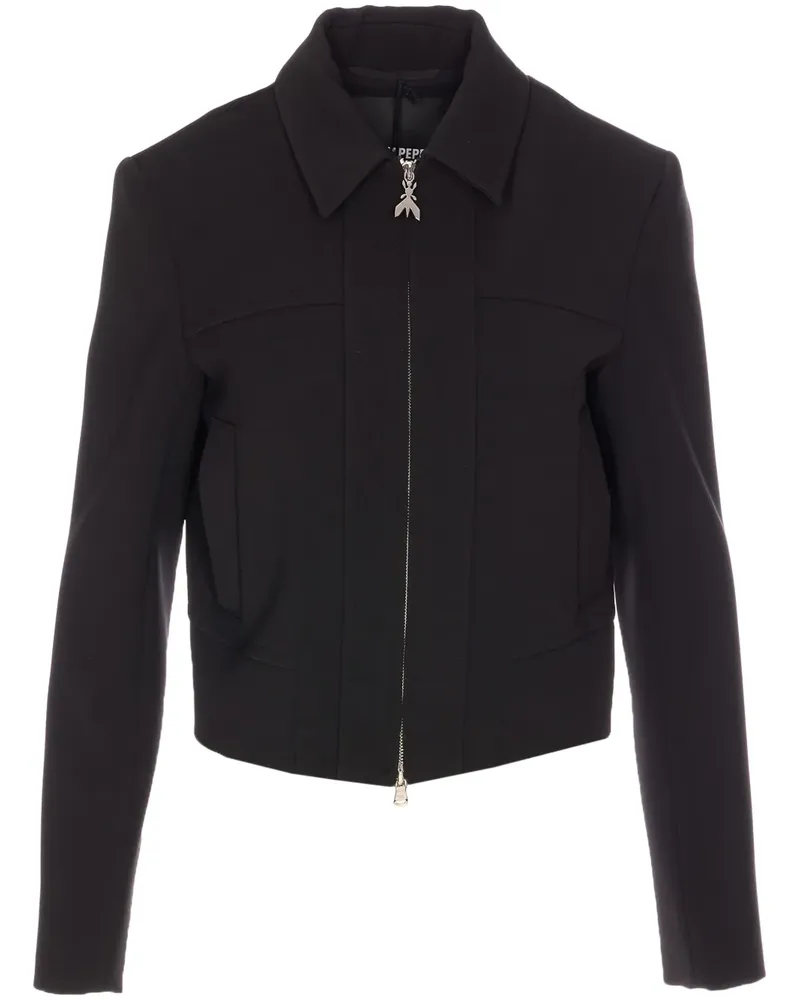 Patrizia Pepe Essential Jacke - Schwarz Schwarz