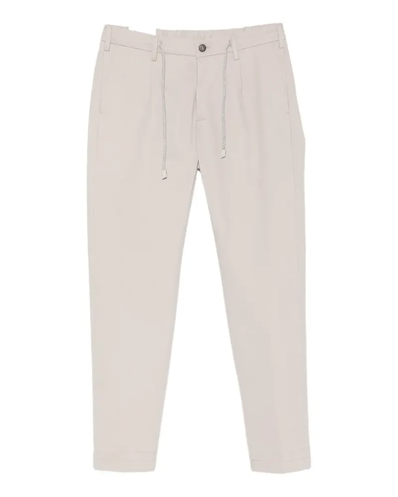 Eleventy Bundfaltenhose mit Kordelzug - Nude Nude