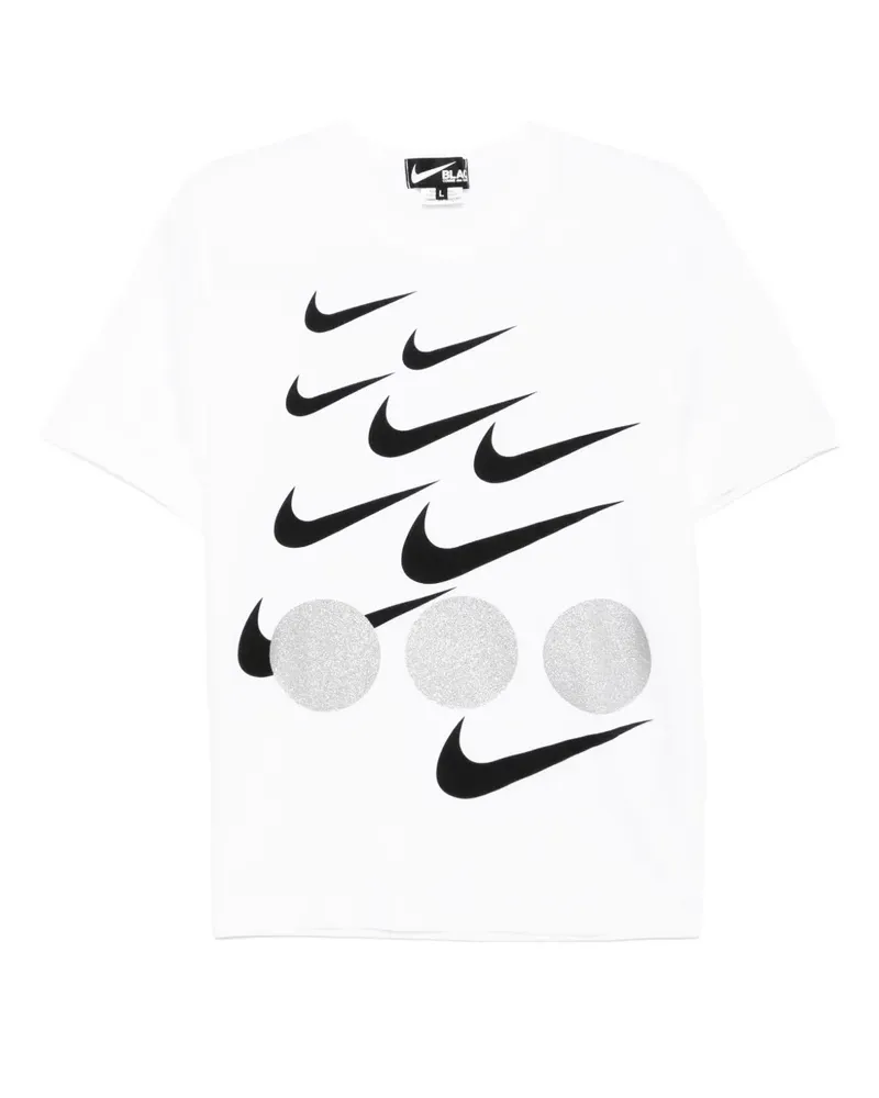 Comme des Garçons x Nike T-Shirt aus Baumwolle - Weiß Weiß