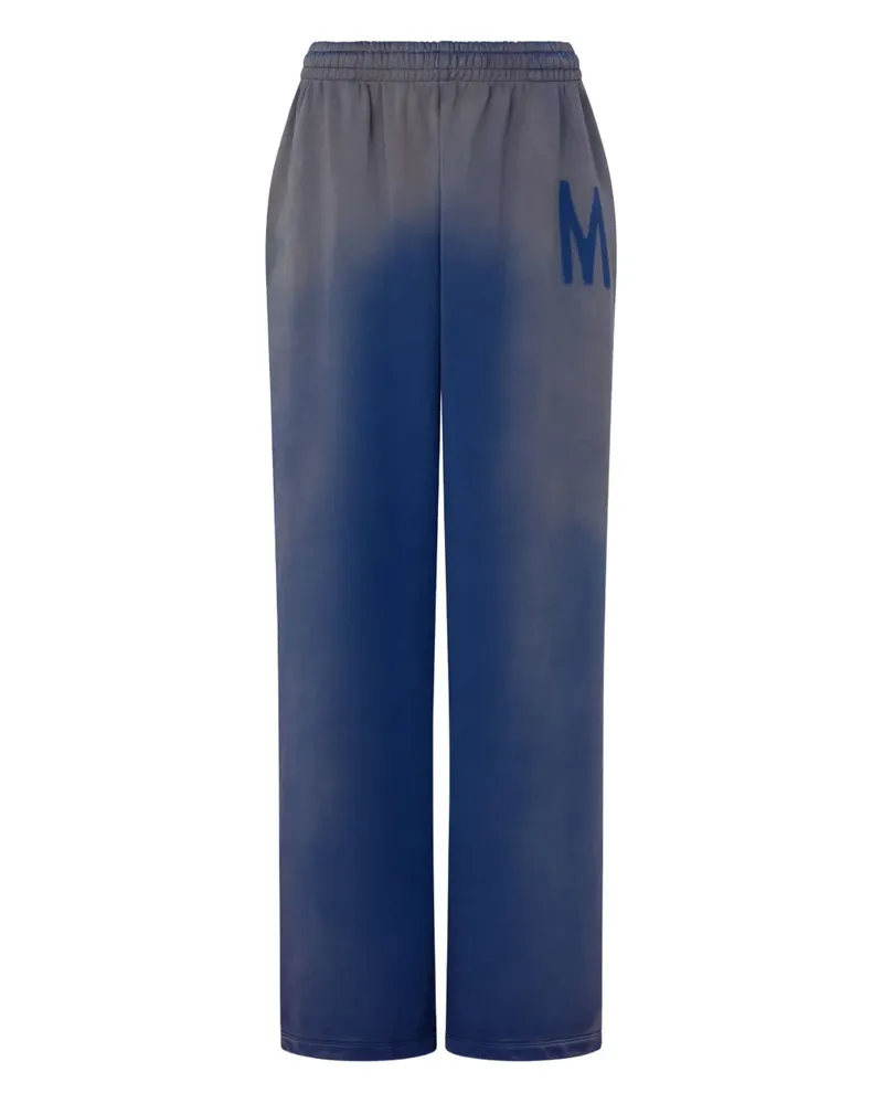 Moschino Jogginghose mit Logo-Detail in Ombré-Optik - Blau Blau