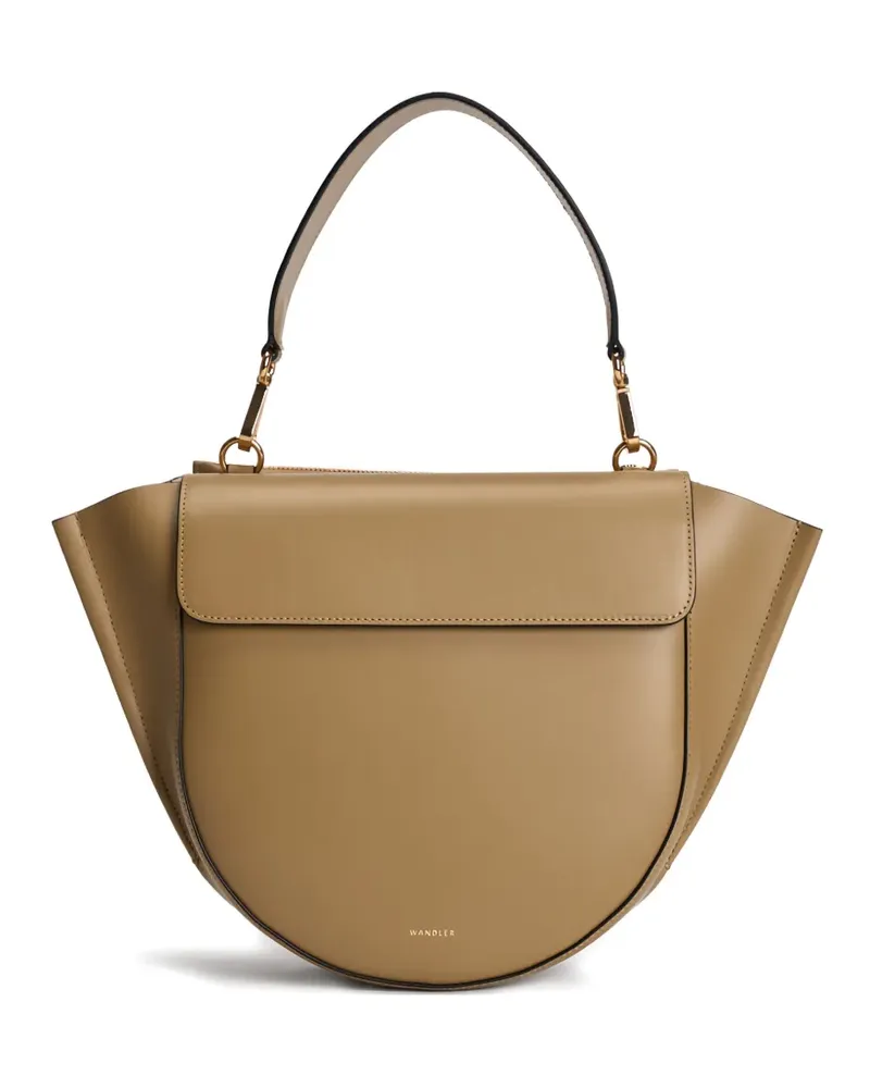 WANDLER Abgerundete Schultertasche - Braun Braun