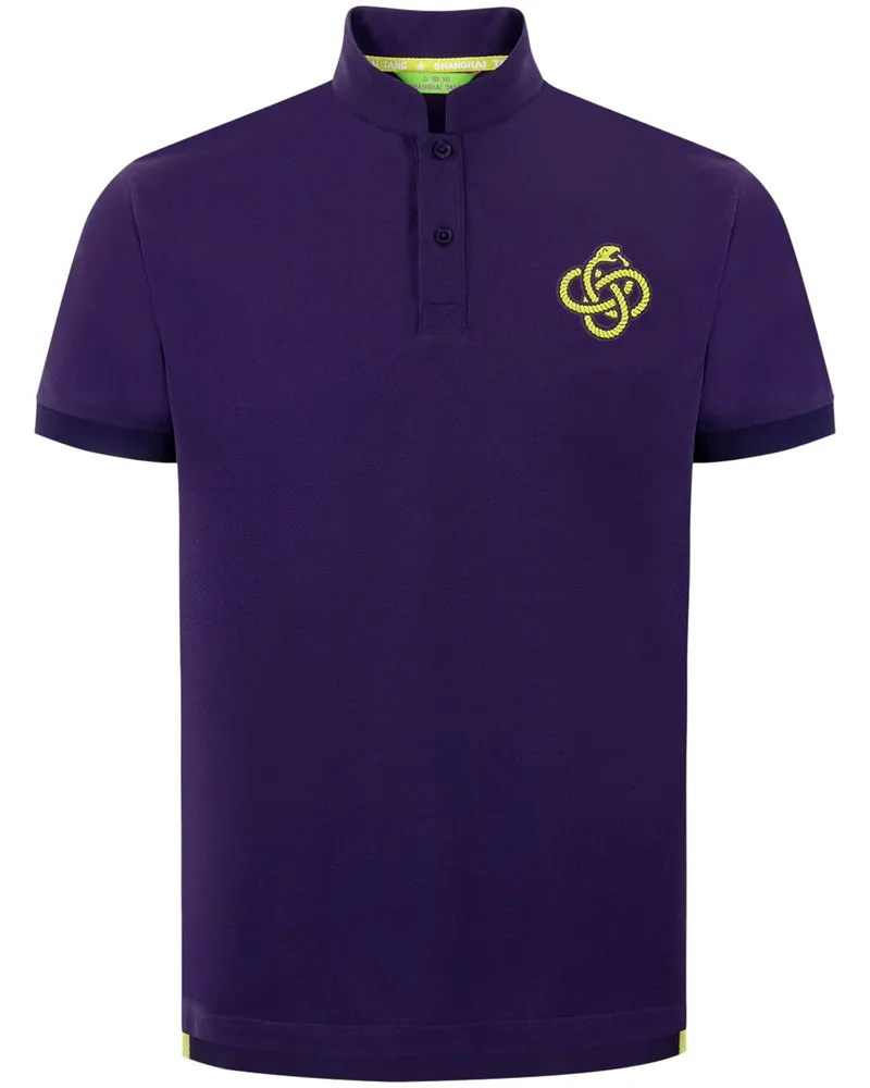 Shanghai Tang Year of the Snake Poloshirt - Violett Violett