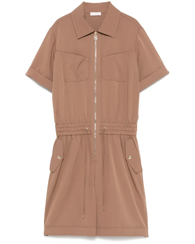 Liu Jo Playsuit mit kurzem Reißverschluss - Braun Braun