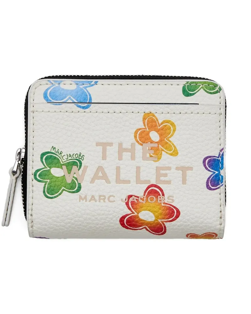 Marc Jacobs Mini The Wild Daisy Compact Portemonnaie - Weiß Weiß