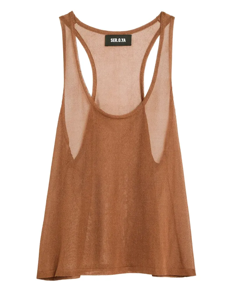 SER.O.YA Arianna Tanktop - Braun Braun