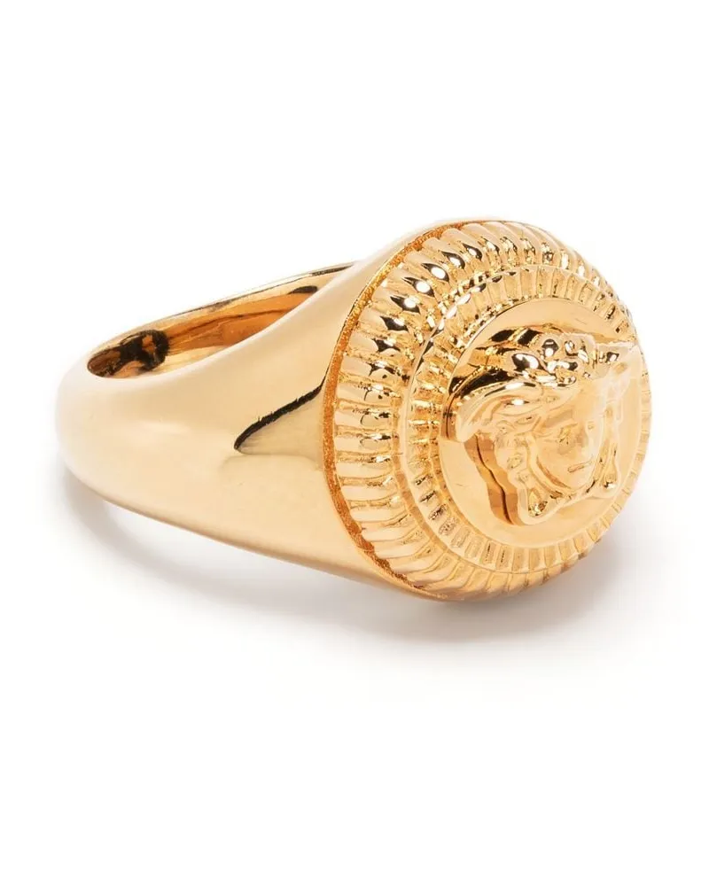 Versace Medusa head ring - Gold Gold