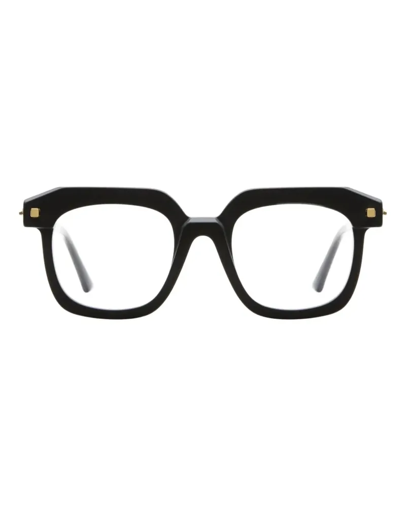 KUBORAUM J8 Brille mit eckigem Gestell - Schwarz Schwarz