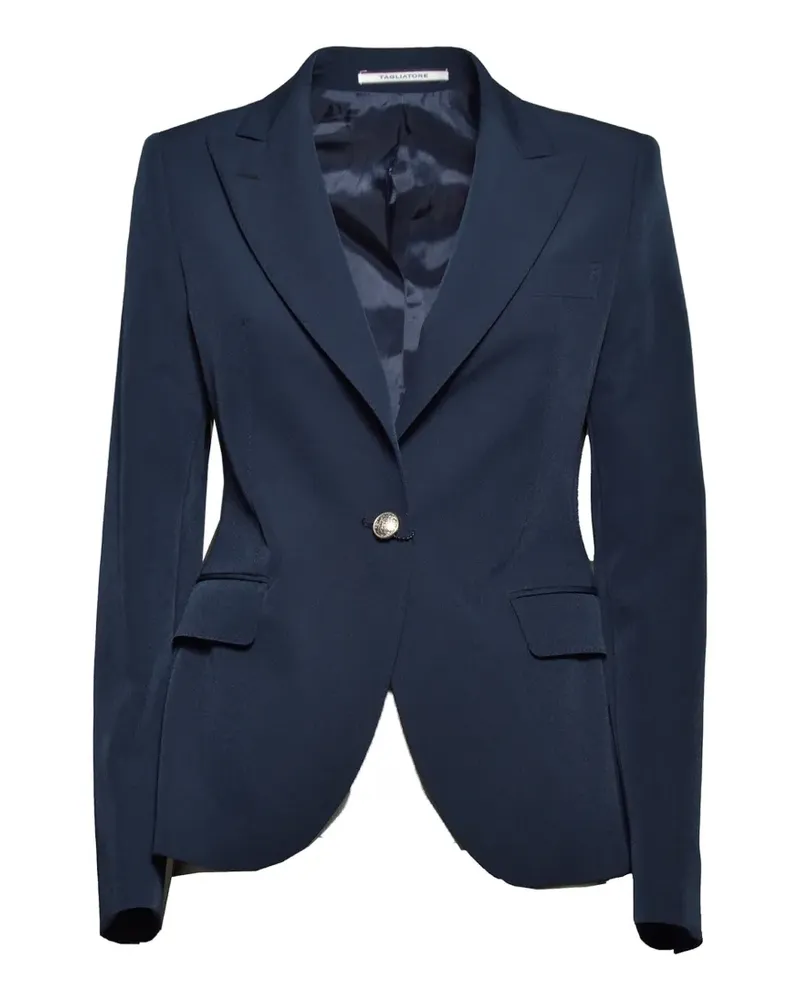 Tagliatore Blazer mit steigendem Revers - Blau Blau