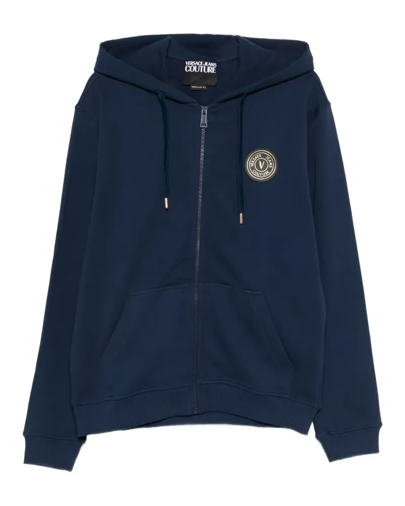 Versace Jeans zip-fastening hoodie - Blau Blau