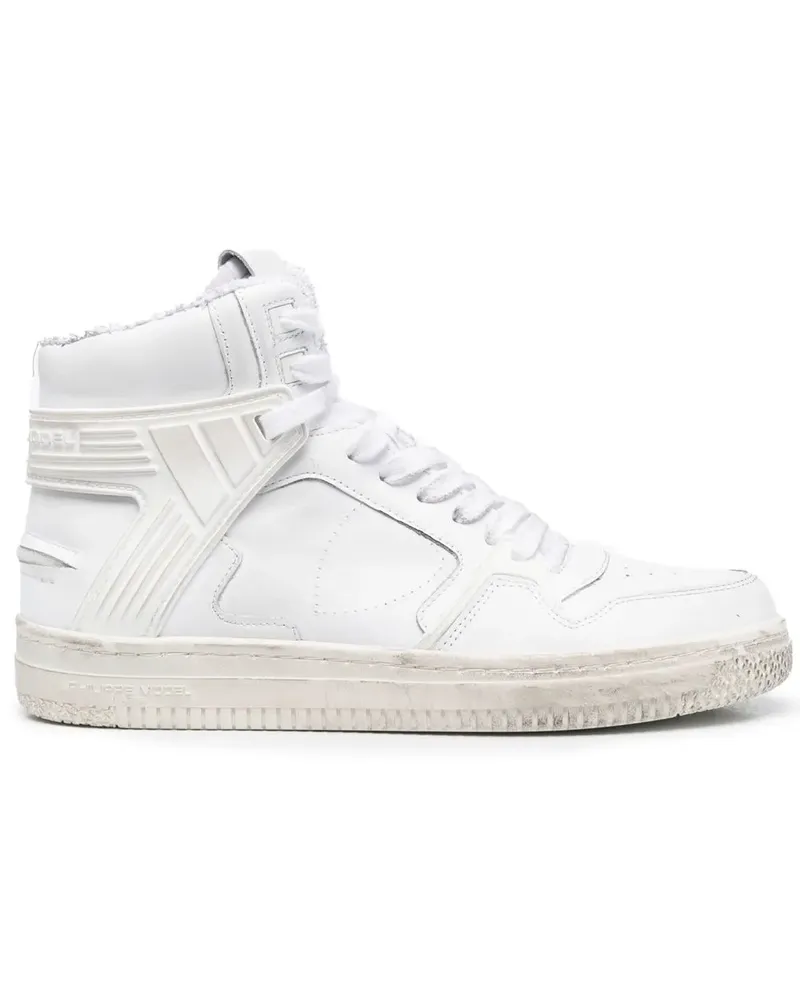 Philippe Model Sneakers mit Einsätzen - Weiß Weiß