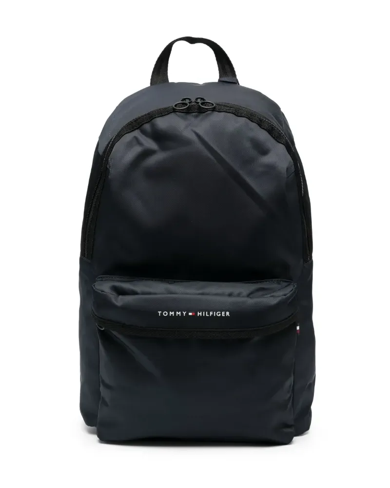Tommy Hilfiger Rucksack mit Logo-Print - Schwarz Schwarz