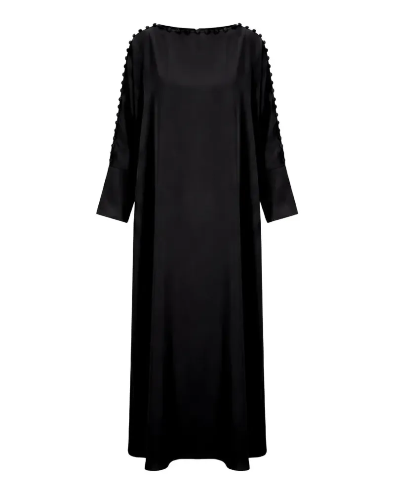 Taller Marmo Mila button-embellished maxi dress - Schwarz Schwarz