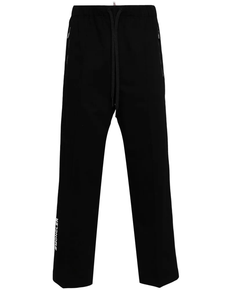 Moncler Jogginghose mit Logo-Patch - Schwarz Schwarz