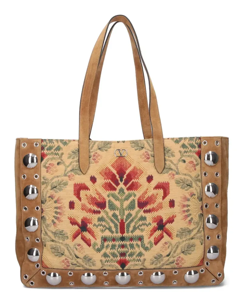 Valentino Garavani Nelcôte Tote Bag - Nude Nude
