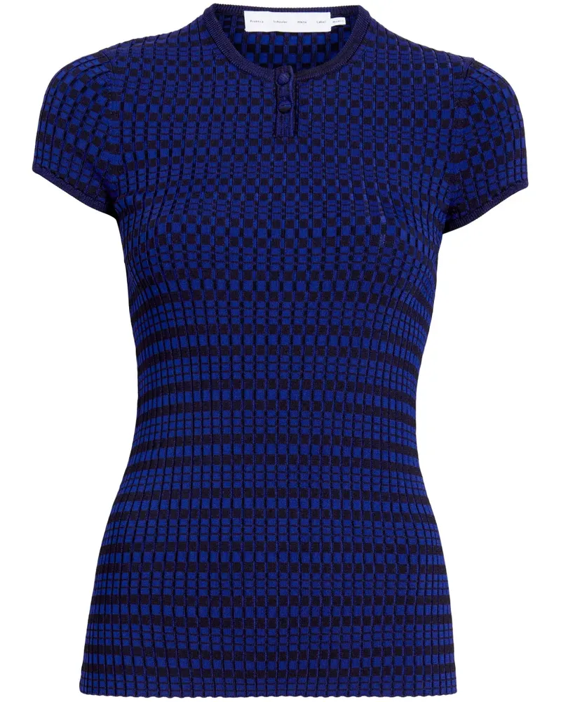 Proenza Schouler Shelle Strickoberteil - Blau Blau